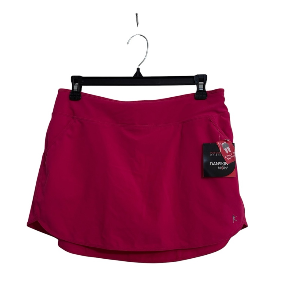 NWT Danskin Now Semi-Fitted smoking hot Pink skort size S